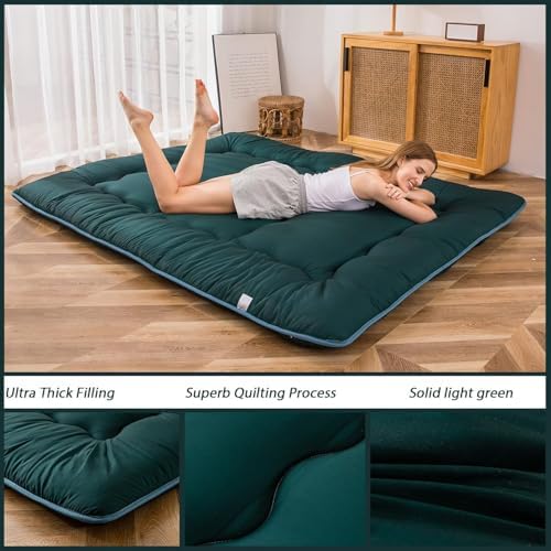 MAXYOYO Japanese Floor Mattress 4" Thick Queen Size Foldable Futon Mattress