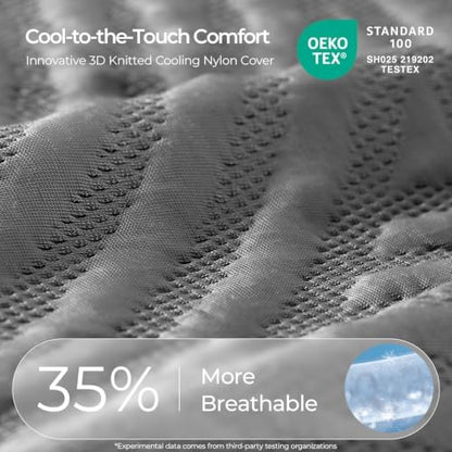 Sweetnight CoolNest 12 Inch Queen Size Mattress, Cool Memory Foam Mattress
