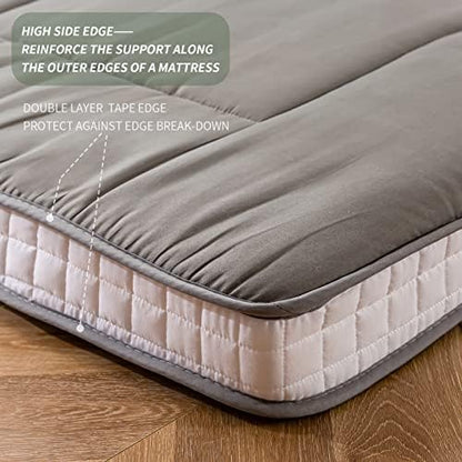 MAXYOYO Futon Mattress, Japanese Floor Mattress Queen Size Tatami Mat