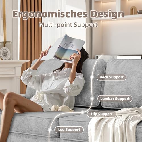 71" Loveseat Sofa for Living Room, Comfy Chenille Fabric Love Seat for Bedroom, Small Couches for Removable Cushion Cover,Couches for Small Space,Apartment,Dorm