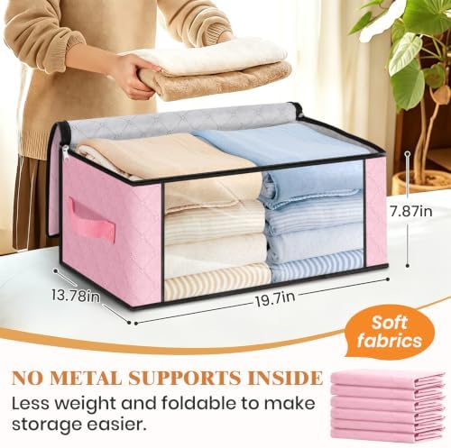 35L Closet Organizers, Foldable Under Bed Storage Containers