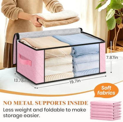 35L Closet Organizers, Foldable Under Bed Storage Containers