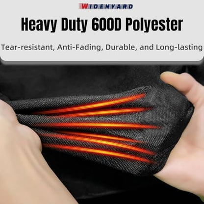Round Fire Pit Table Cover 36 x 25 inch, Heavy Duty, Waterproof