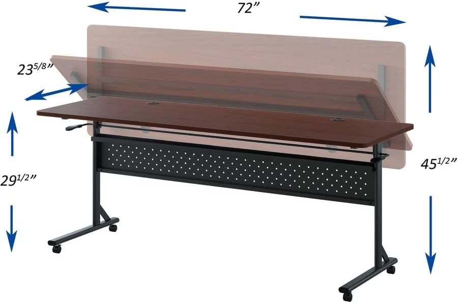 Lorell Shift 2.0 Flip & Nesting Mobile Table
