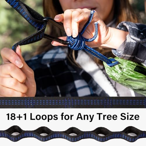 Kootek Camping Hammock 500lbs Capacity Outdoor Camping Essentials, Double