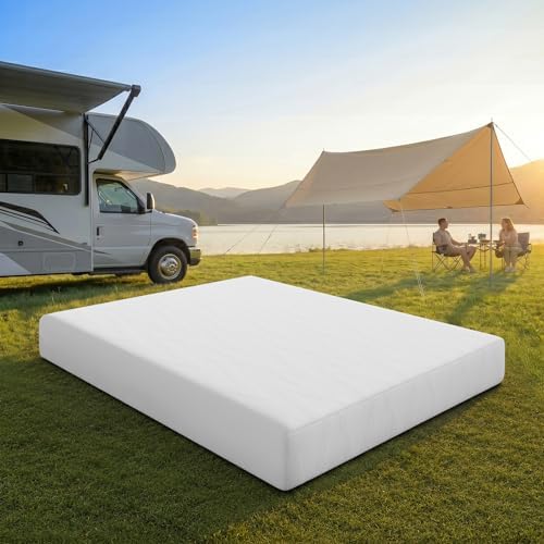 Novilla 8 Inch RV Short Queen Mattress, Gel Memory Foam Mattress, 75"x60"