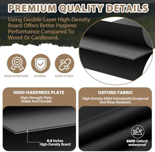 Heavy Duty Bunkie Board Full Size 54" x75'', 10MM Bed Support Board
