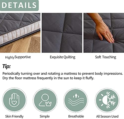 MAXYOYO Futon Mattress, Japanese Floor Mattress Full Size Tatami Mat
