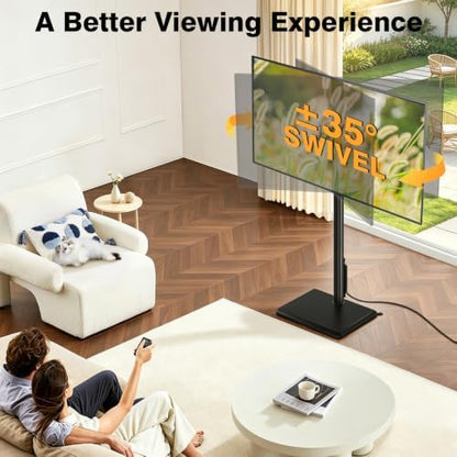TVON Universal Floor TV Stand with Mount for Most 32-65 Inch TV up to 88lbs