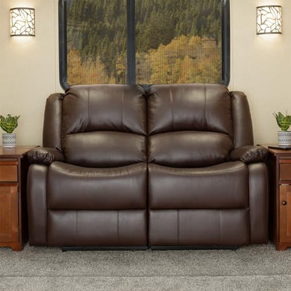 RecPro Charles RV Wall Hugger Recliner | 58" Mahogany