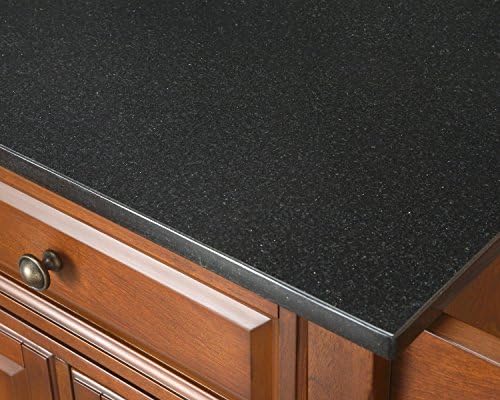 Crosley Furniture Cambridge Rolling Kitchen Island, Granite Top