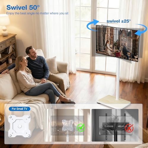 Swivel/Tilt Universal Floor TV Stand for 13-60 Inch TVs or Monitors