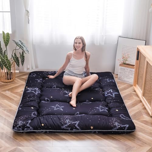 MAXYOYO Japanese Floor Mattress 4" Thick Full Size Foldable Futon Mattress