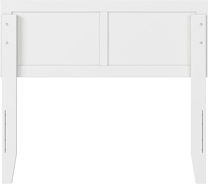 AFI, Sophia Adjustable Modern Twin Wood Headboard, White