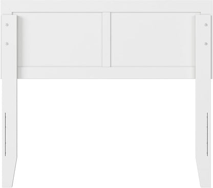 AFI, Sophia Adjustable Modern Twin Wood Headboard, White
