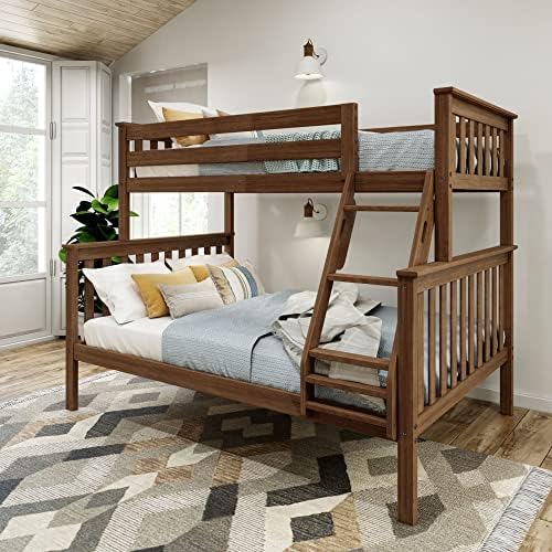 Plank+Beam Classic Twin Over Full Standard Bunk, Walnut