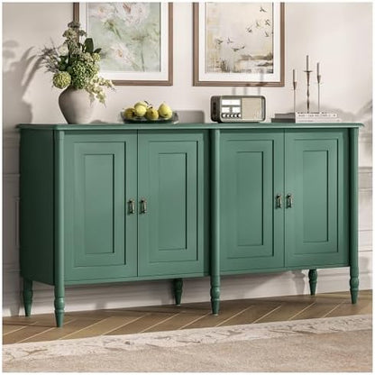 JOINICE 59" Sideboard Buffet Cabinet with Storage for Living Room,Green