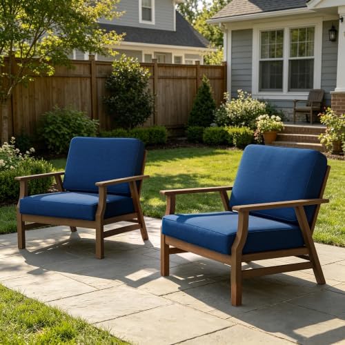 Pia Ricco 2 Piece Patio Bistro Set, Outdoor Chairs Set of 2