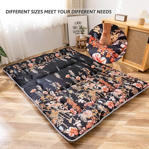 MAXYOYO Japanese Floor Mattress 4" Thick King Size Foldable Futon Mattress
