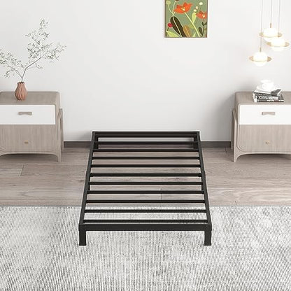 Upcanso 7 Inch Bed Frame Twin, Low Profile Twin Bed Frames