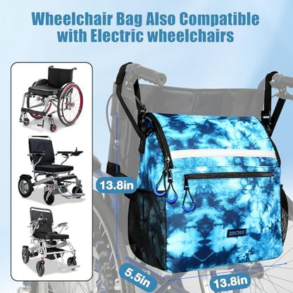 Wheelchair Bags to Hang on Back, Wheel Chair Accessories Storage Bag