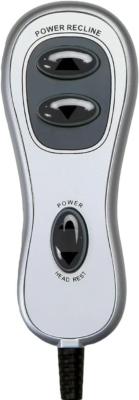 Recliner Remote Replacement Model HC R2B 02 | for Raffel Systems 4 Button 5 Pin Hand Control 2x 5 Pin Male Connectors(one Primary and one Secondary)