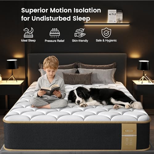 Luxury Twin Mattress 10 Inch Hotel Collection Hybrid Twin Size Bed in a Box