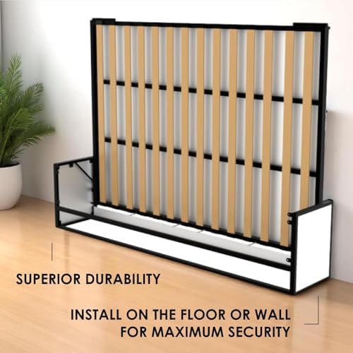 Murphy Bed - Murphy Bed European Wall Bed - Folding Bed - Horizontal - 48" x 80" - Studio