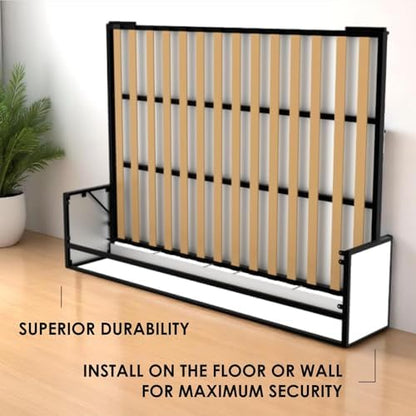 Murphy Bed - Murphy Bed European Wall Bed - Folding Bed - Horizontal - 48" x 80" - Studio