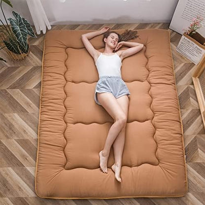 MAXYOYO Japanese Floor Mattress 4" Thick King Size Foldable Futon Mattress