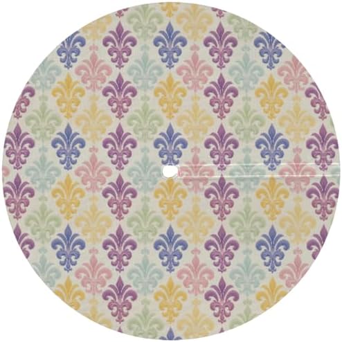 Iris Outdoor Round Fitted Tablecloth with Umbrella Hole Zipper 45-56