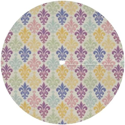 Iris Outdoor Round Fitted Tablecloth with Umbrella Hole Zipper 45-56
