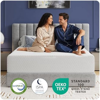 Avenco Full Size Mattress 12 Inch, Medium Firm Memory Foam Mattress