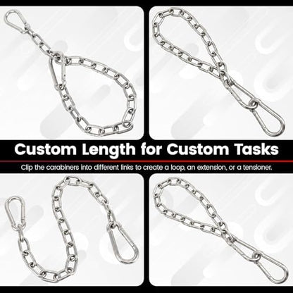 sprookber 25" Hanging Swing Chain,1000 lb Capacity,6 mm 304 Stainless Steel