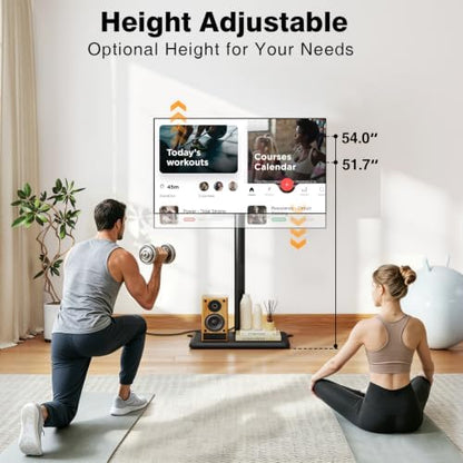 TVON Universal Floor TV Stand with Mount for Most 32-65 Inch TV up to 88lbs