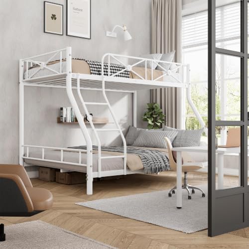 Garvee Metal Bunk Bed Twin Over Full