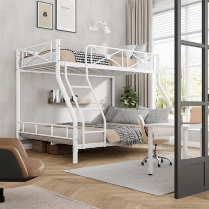 Garvee Metal Bunk Bed Twin Over Full