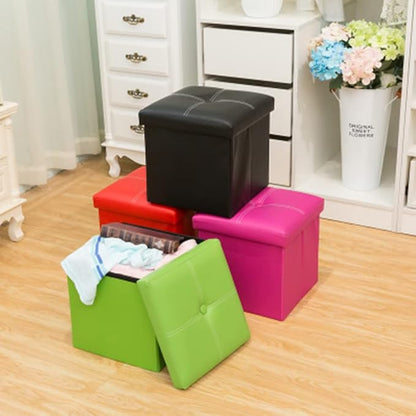 Zerodeko Boy Girl Folding Storage Cube Organizer Box for Toys Clothes and Books Lightweight Linen Basket Black for Home Travel Picnics and Camping