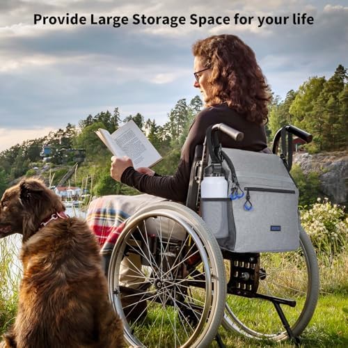 Wheelchair Bags to Hang on Back, Wheel Chair Accessories Storage Bag