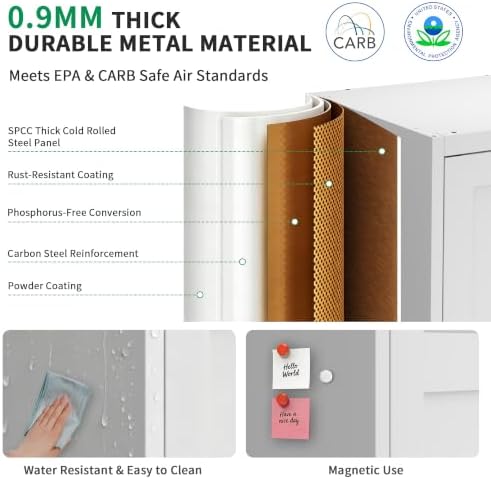 Metal Garage Storage Cabinet, Durable Metal Storage Solution
