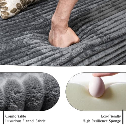 Boneless Couch Modular Sectional Sofa Cloud Corduroy Couch