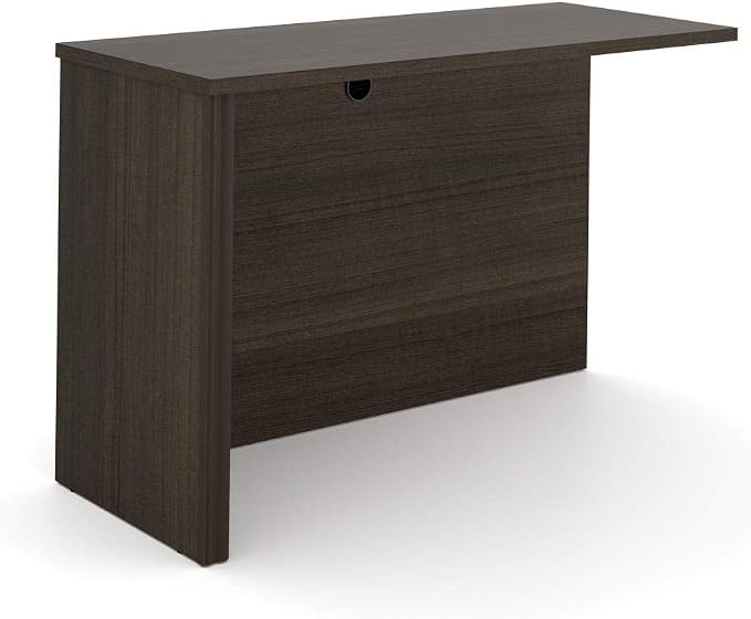 Bestar Embassy Return Table, 47W, Dark Chocolate
