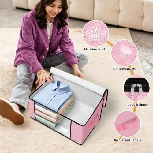 35L Closet Organizers, Foldable Under Bed Storage Containers