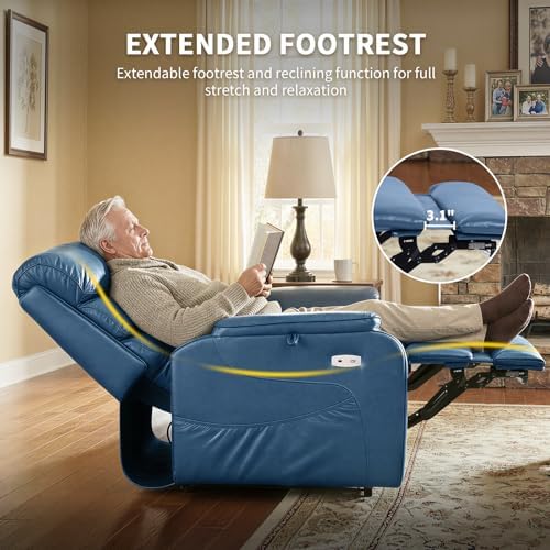 EONIX Dual Motor Power Lift Recliner Chair for Elderly with Heat & Massage