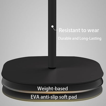 Small Laptop Standing Desk, Adjustable Height Pedestal End Table with Wooden Top, Portable Tall Side Table Workstation, Sit-Stand Desks for Bedside,Sofa,Couch, Living Room, Bedroom, Home Office, Brown