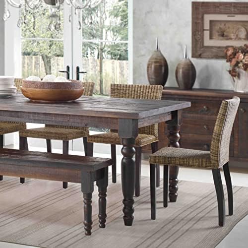 Valerie Original Solid Wood 63" Dining Table, Barnwood