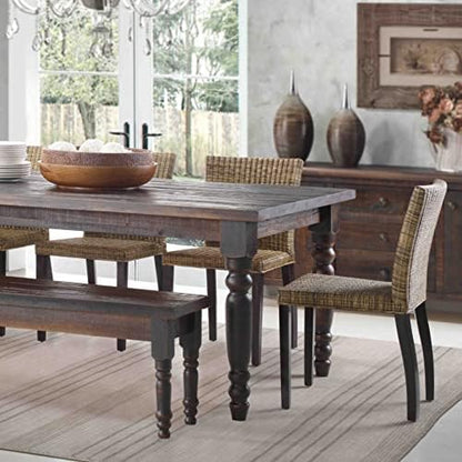 Valerie Original Solid Wood 63" Dining Table, Barnwood
