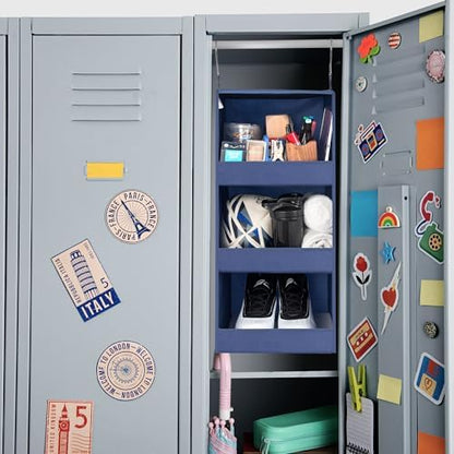 GRANNY SAYS 3-Shelf Hanging Closet Organizer, Foldable Storage, 2 Pack