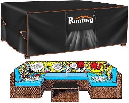 Patio Furniture Set Cover Outdoor Waterproof,120"L x 90"W x 35"H