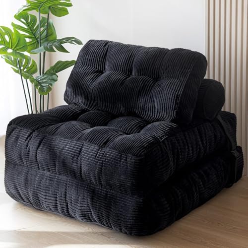 MAXYOYO Folding Sofa Bed, Convertible Chair Bed with Pillow